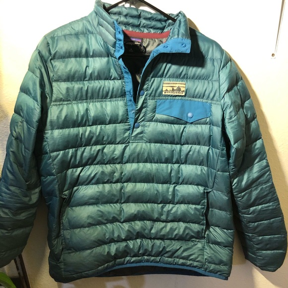 Patagonia Down Snap T Pullover Jacket 
